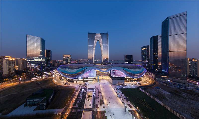 苏州中心广场_外立面